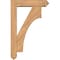 Ekena Millwork Westlake Arts and Crafts Smooth Bracket w/ Offset Brace, Western Red Cedar, 5 1/2"W x 22"D x 34"H BKT0604X22X34WTL03SWR - alternate 4